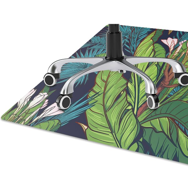 Alfombra para silla de escritorio Jungla tropical