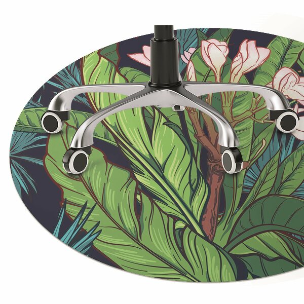 Alfombra para silla de escritorio Jungla tropical