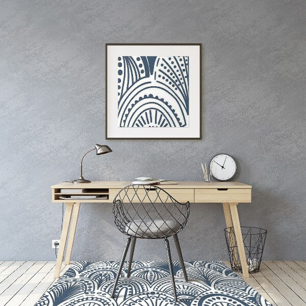 Alfombrilla para silla de escritorio Patrón marroquí
