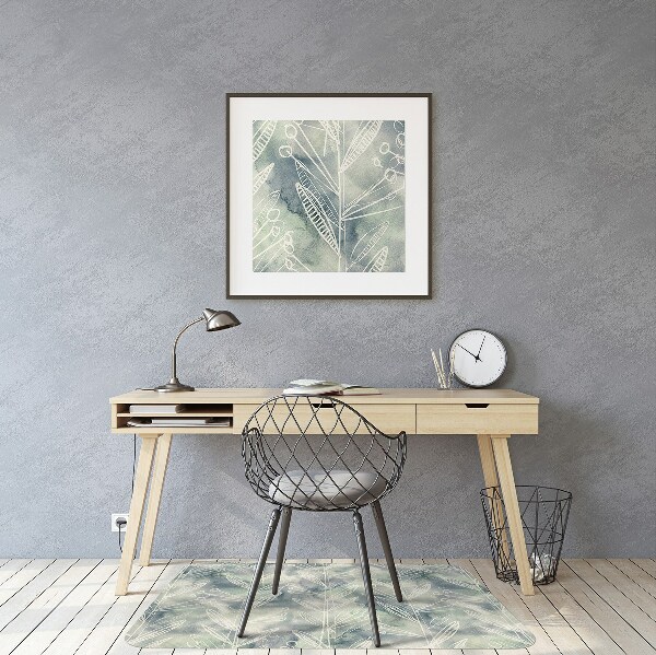 Alfombrilla para silla de escritorio Plantas