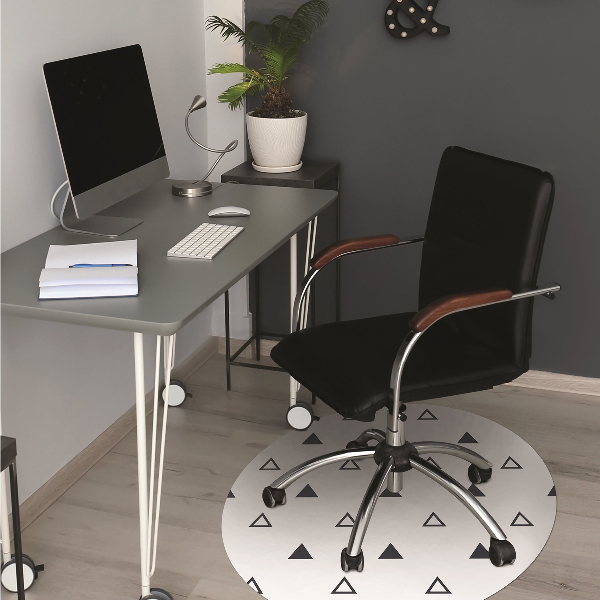 Alfombrilla para silla de escritorio Triangulos