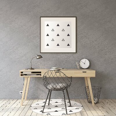 Alfombrilla para silla de escritorio Triangulos