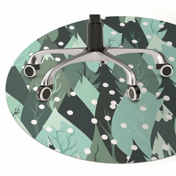 Alfombra silla ordenador Montañas heladas