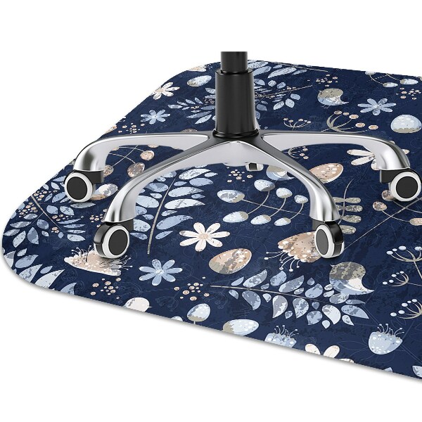 Alfombra silla ordenador Hojas escandinavas