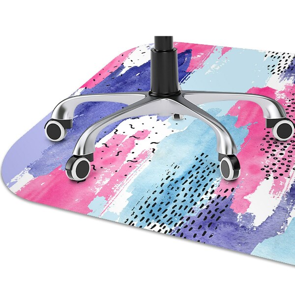 Alfombra protectora suelo para silla Abstracción de acuarela