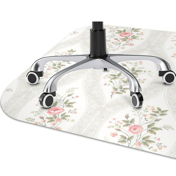 Alfombra silla ordenador Papel tapiz retro