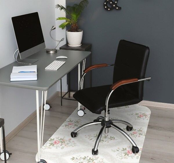 Alfombra silla ordenador Papel tapiz retro