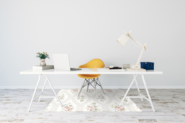 Alfombra silla ordenador Papel tapiz retro