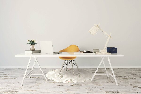 Alfombra silla ordenador Papel tapiz retro