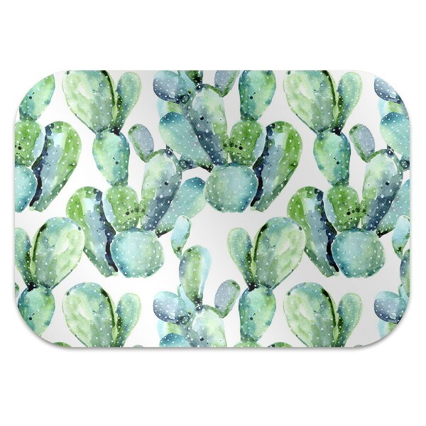 Alfombra para silla de escritorio Cactus verdes