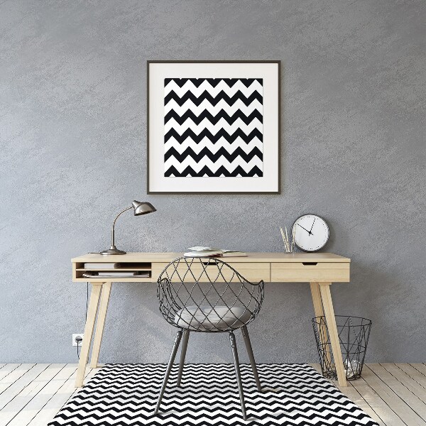 Alfombra para silla de escritorio Negro