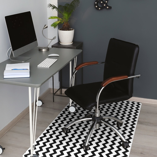 Alfombra para silla de escritorio Negro