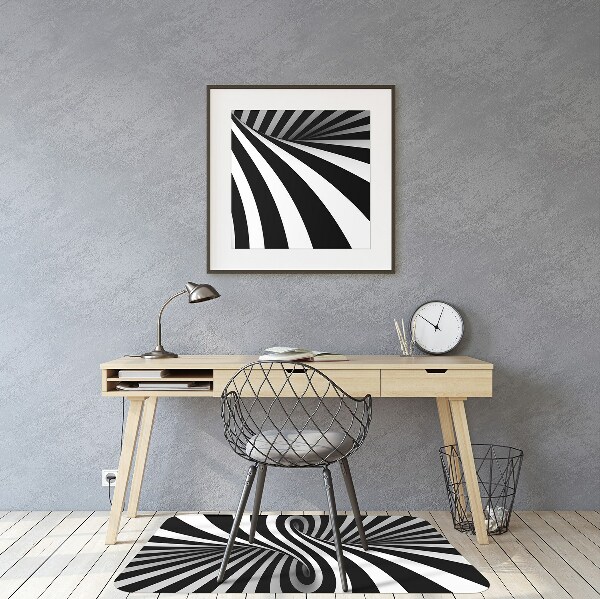 Alfombra para silla de escritorio Ilusión de abstracción
