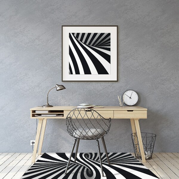 Alfombra para silla de escritorio Ilusión de abstracción