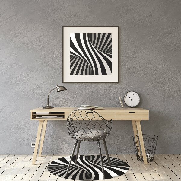 Alfombra para silla de escritorio Ilusión de abstracción