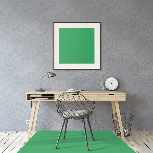 Alfombra para silla de escritorio Color verde