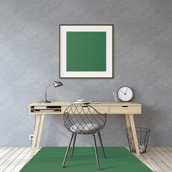 Alfombra silla ordenador Color del bosque verde