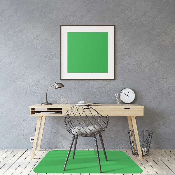 Alfombra para silla de escritorio Color verde brillante