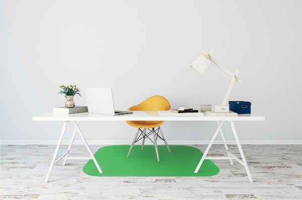 Alfombra para silla de escritorio Color verde brillante