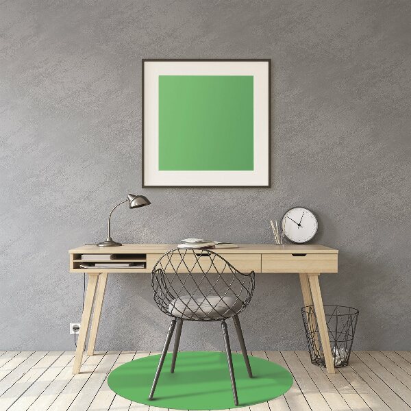Alfombra para silla de escritorio Color verde brillante