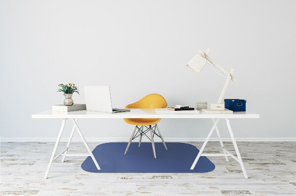 Alfombra para silla de escritorio Color azul