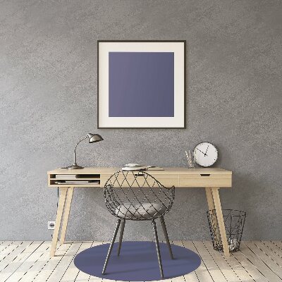Alfombra para silla de escritorio Color azul
