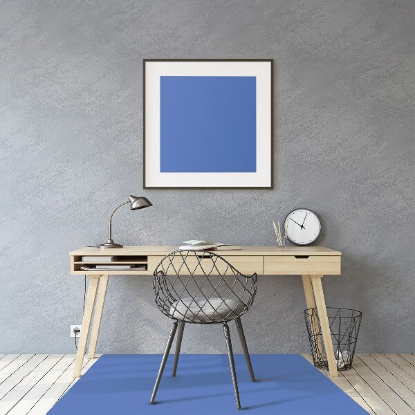 Alfombra para silla de escritorio Color azul oscuro