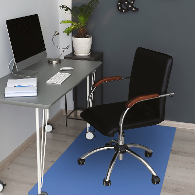 Alfombra para silla de escritorio Color azul oscuro
