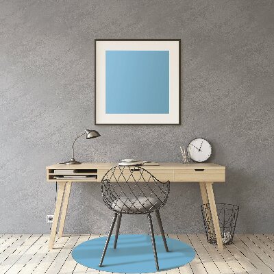 Alfombra silla ordenador Color azul claro