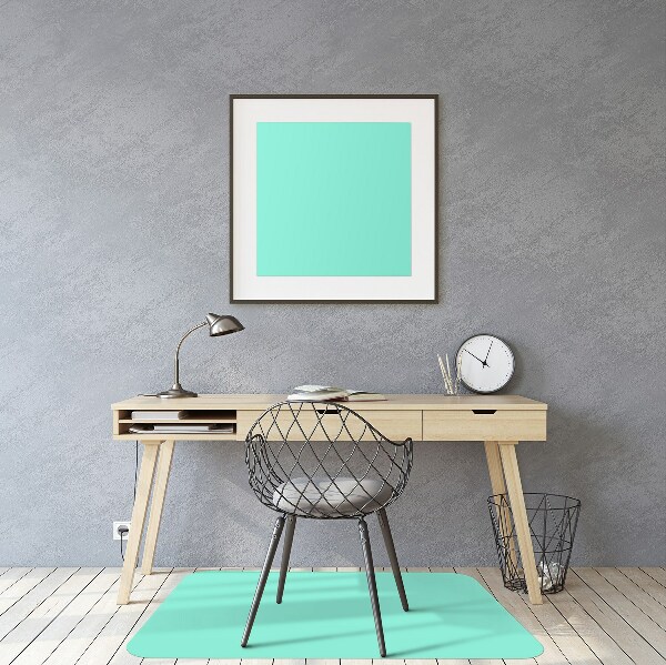 Alfombra silla ordenador Color menta