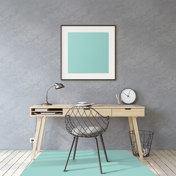 Alfombra silla ordenador Color menta