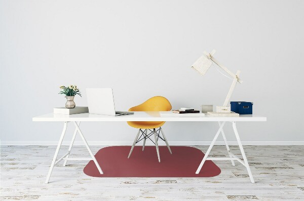 Alfombrilla para silla de escritorio Color rojo púrpura