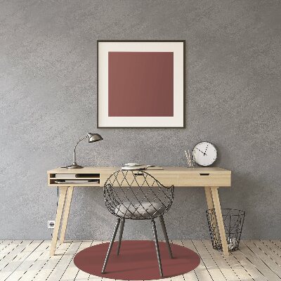 Alfombrilla para silla de escritorio Color rojo púrpura