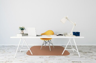 Alfombra para silla de escritorio Color de cobre
