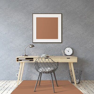 Alfombra para silla de escritorio Color de cobre