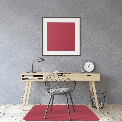 Alfombrilla para silla de escritorio Color rojo oscuro