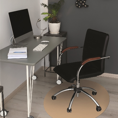 Alfombrilla para silla de escritorio Color marrón claro