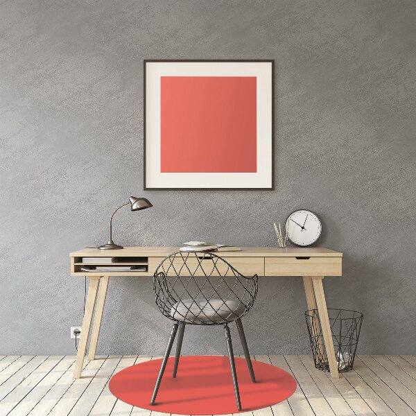 Alfombra silla ordenador Color rojo claro