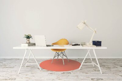 Alfombrilla para silla de escritorio Color naranja pastel