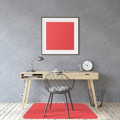 Alfombra para silla de escritorio Color naranja roja