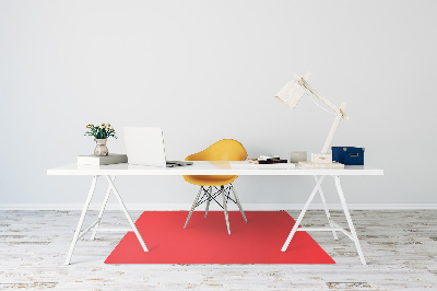 Alfombra para silla de escritorio Color naranja roja