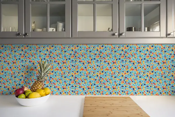 Azulejos vinílicos Mosaico colorido