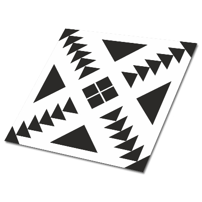 Baldosas vinílicas autoadhesivas Triángulos y cuadrados