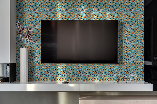 Revestimiento pared pvc Mosaico colorido