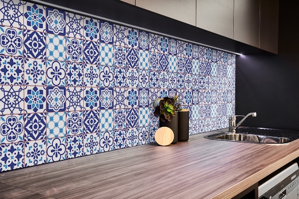 Revestimiento pared pvc Patrón azulejos