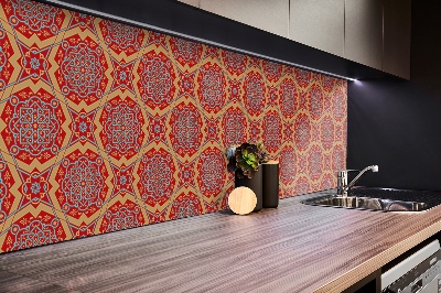 Revestimiento de pared de PVC Patrón de panel de piso floral árabe