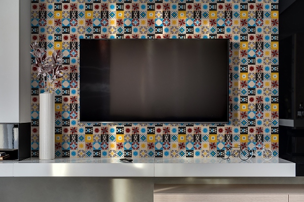Revestimiento pared pvc Mosaico oriental
