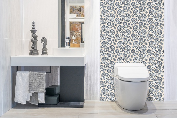 Revestimiento de pared de PVC Patrón floral clásico