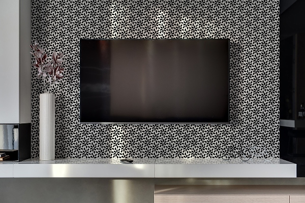 Revestimiento de pared de PVC Patrón floral