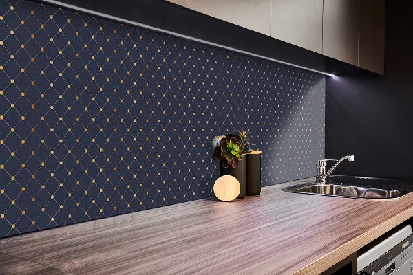 Revestimiento de pared de PVC Patrón de diamantes